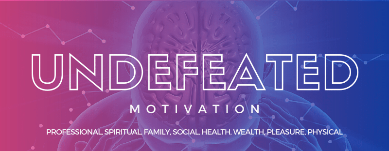 UNDEFEATED MOTIVATION AREAS OF LIFE SUCCESS FB PAGE COVER